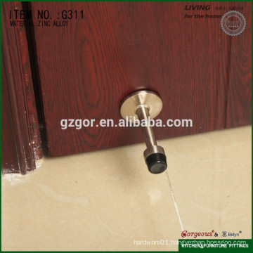 fixed in wooden door stopper with top rubber